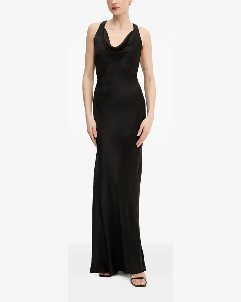 Bardot Anouk cowl-neck backless maxi dress - Schwarz Schwarz