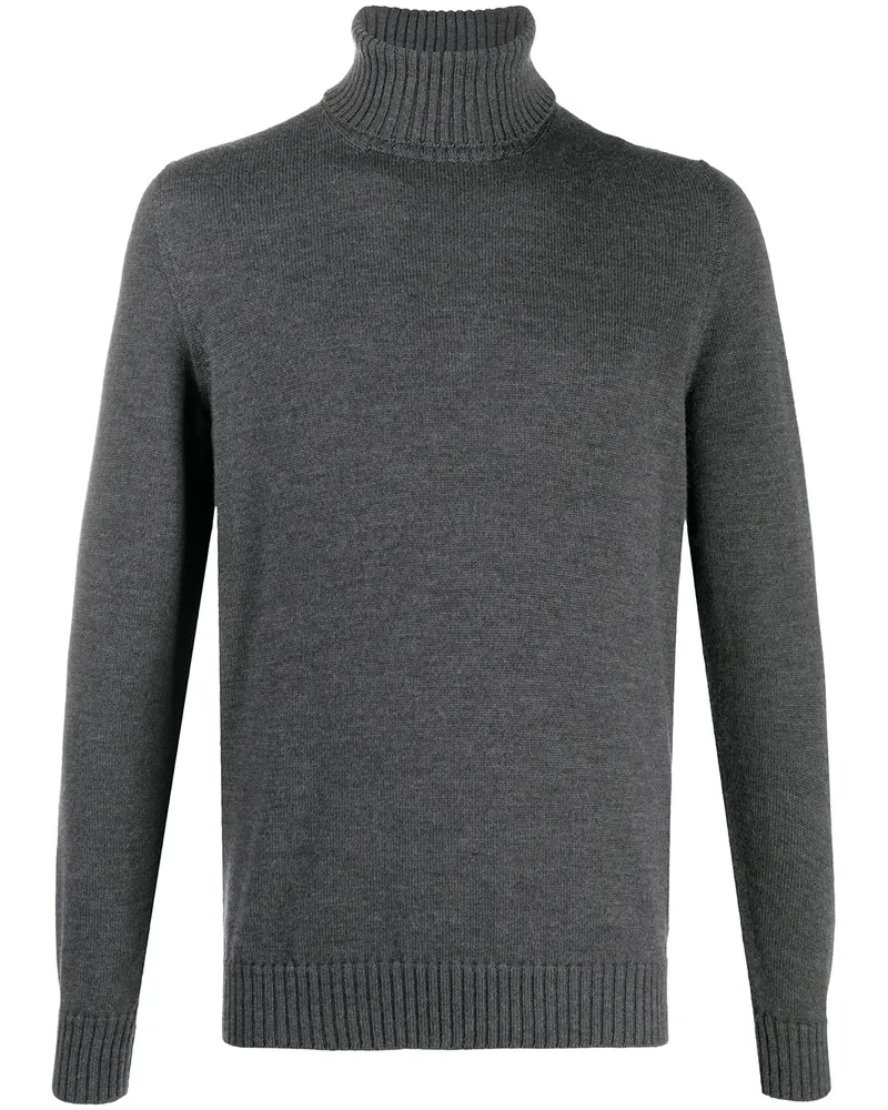 Drumohr  Gestrickter Rollkragenpullover - Grau Grau