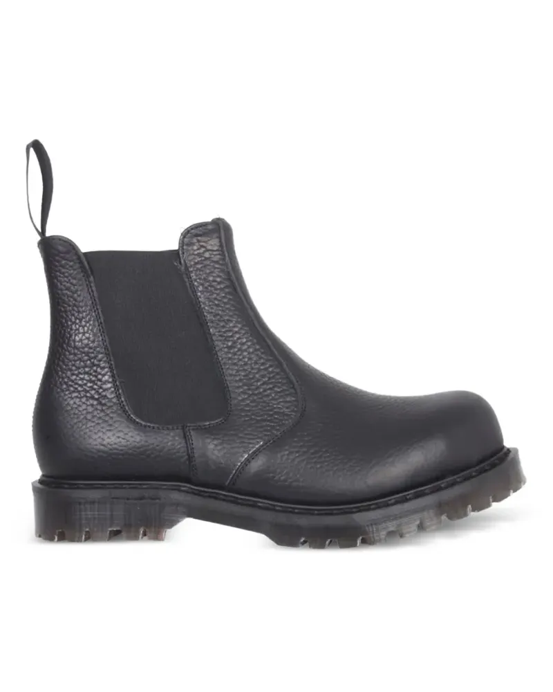 YMC Chelsea-Boots aus gekörntem Leder - Schwarz Schwarz