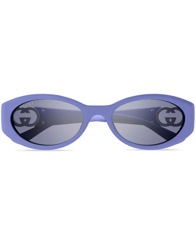 Gucci Sonnenbrille mit GG - Violett Violett