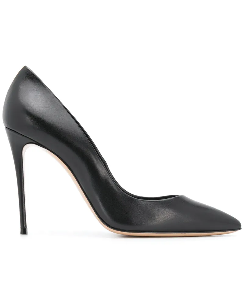 Casadei Pumps mit spitzer Kappe - Schwarz Schwarz