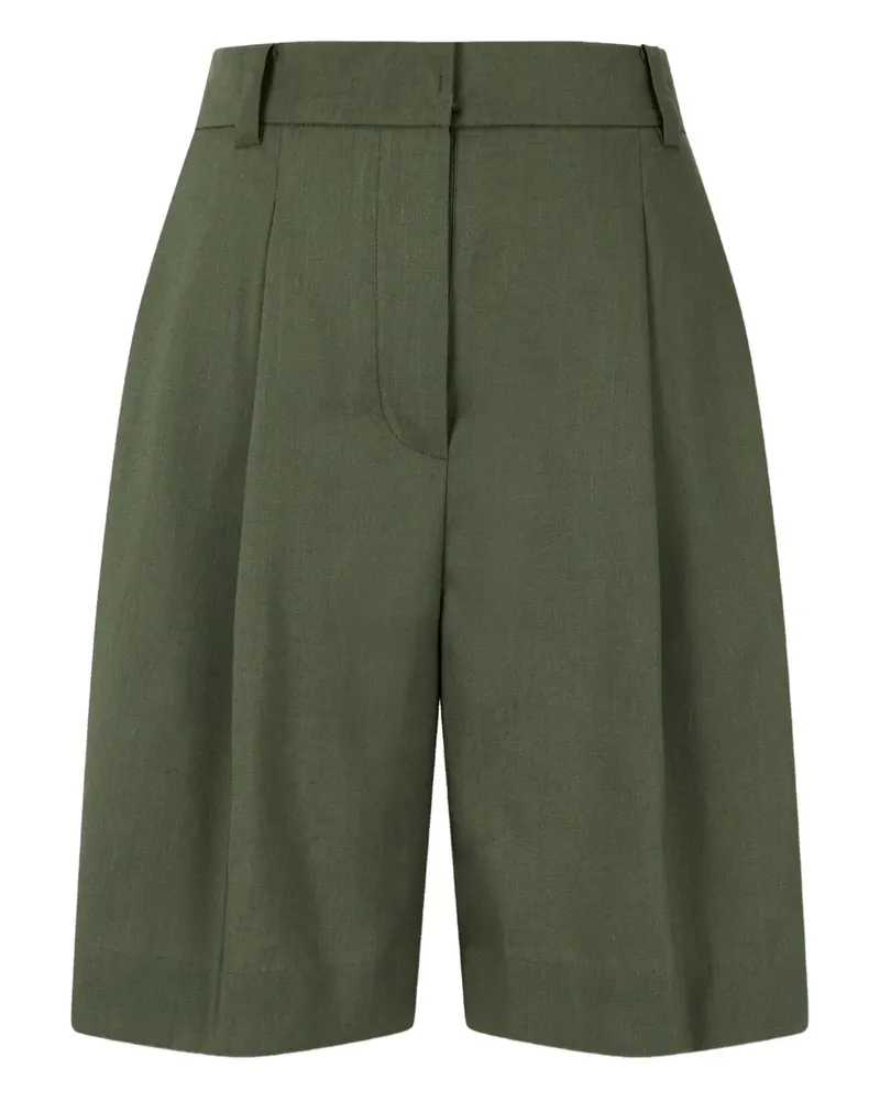 STUDIO TOMBOY Shorts mit Bundfalten - Grün Grün
