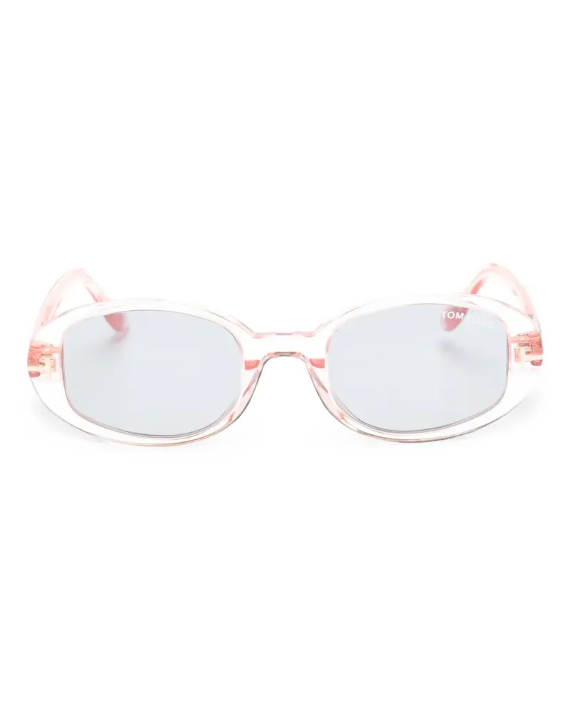 Tom Ford Iggy Sonnenbrille mit ovalem Gestell - Rosa Rosa