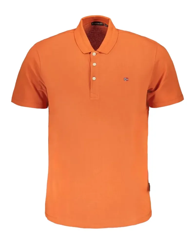 Napapijri logo-detail polo shirt - Orange Orange