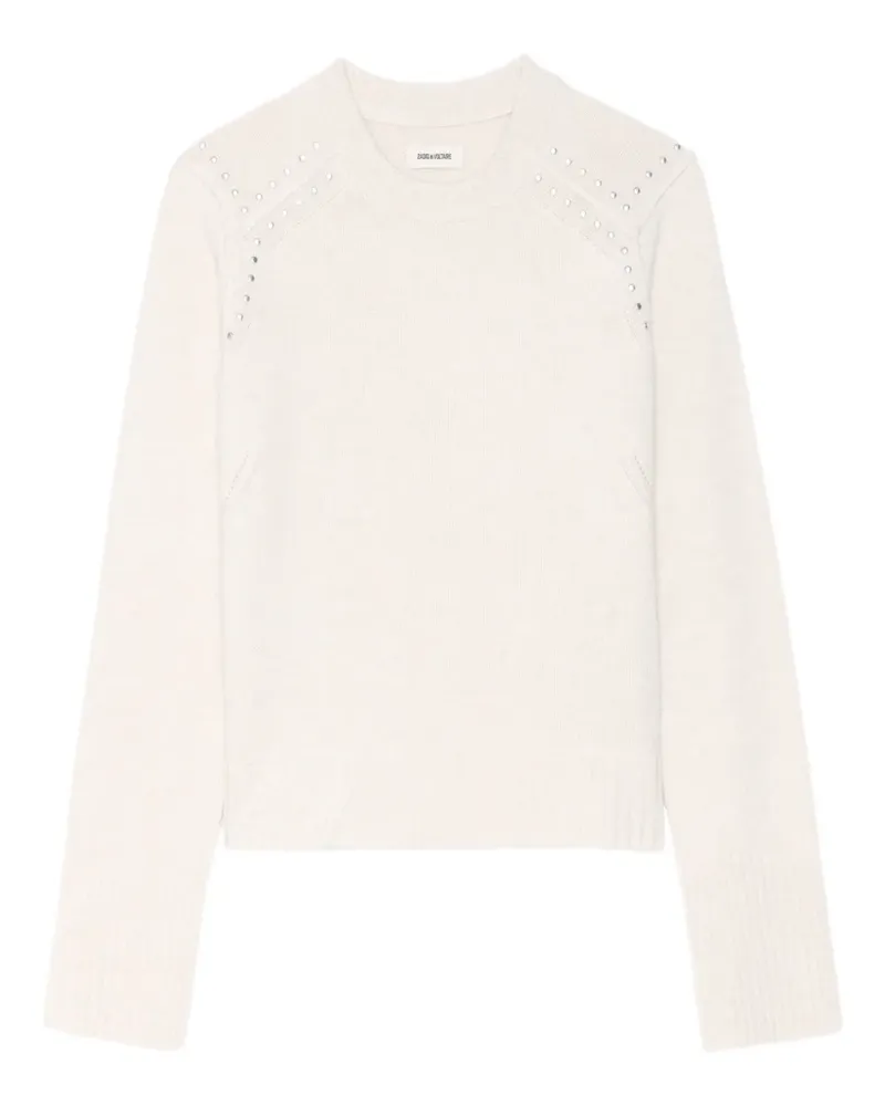 Zadig & Voltaire Verzierter Pullover - Weiß Weiß