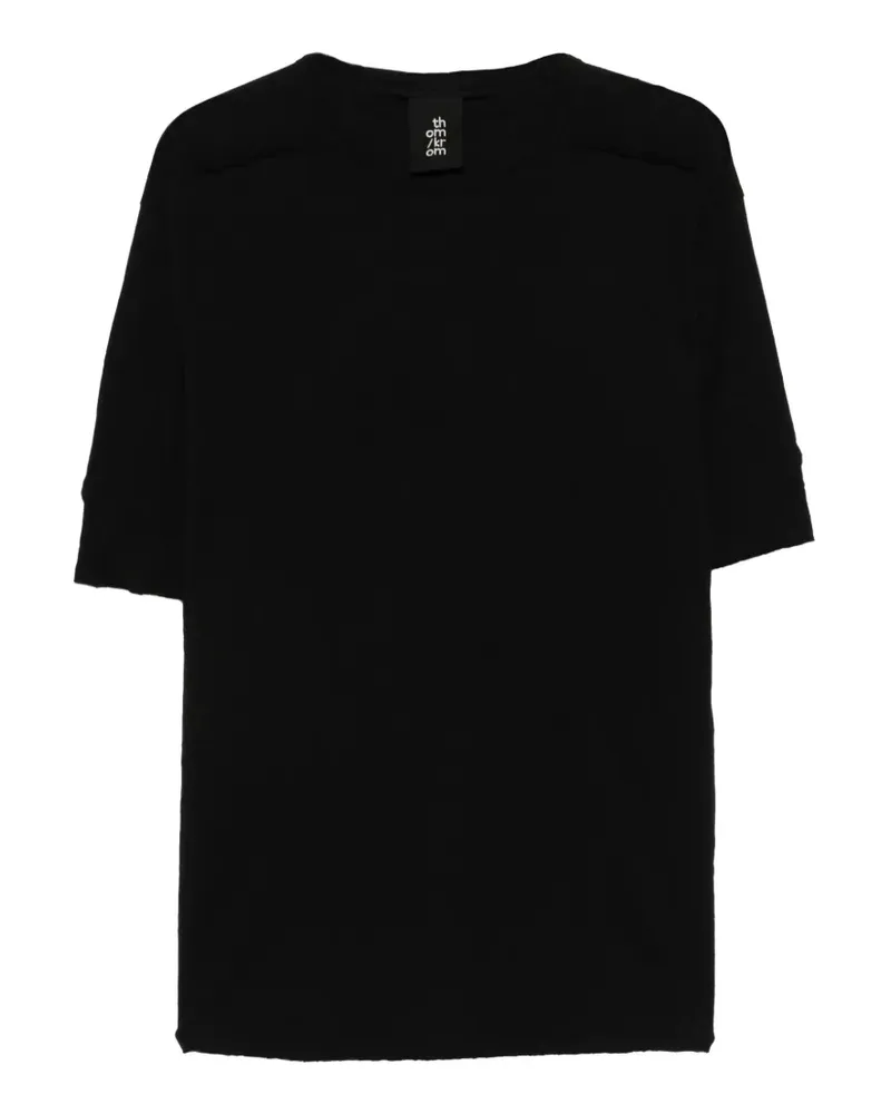 THOM KROM crew-neck T-shirt - Schwarz Schwarz
