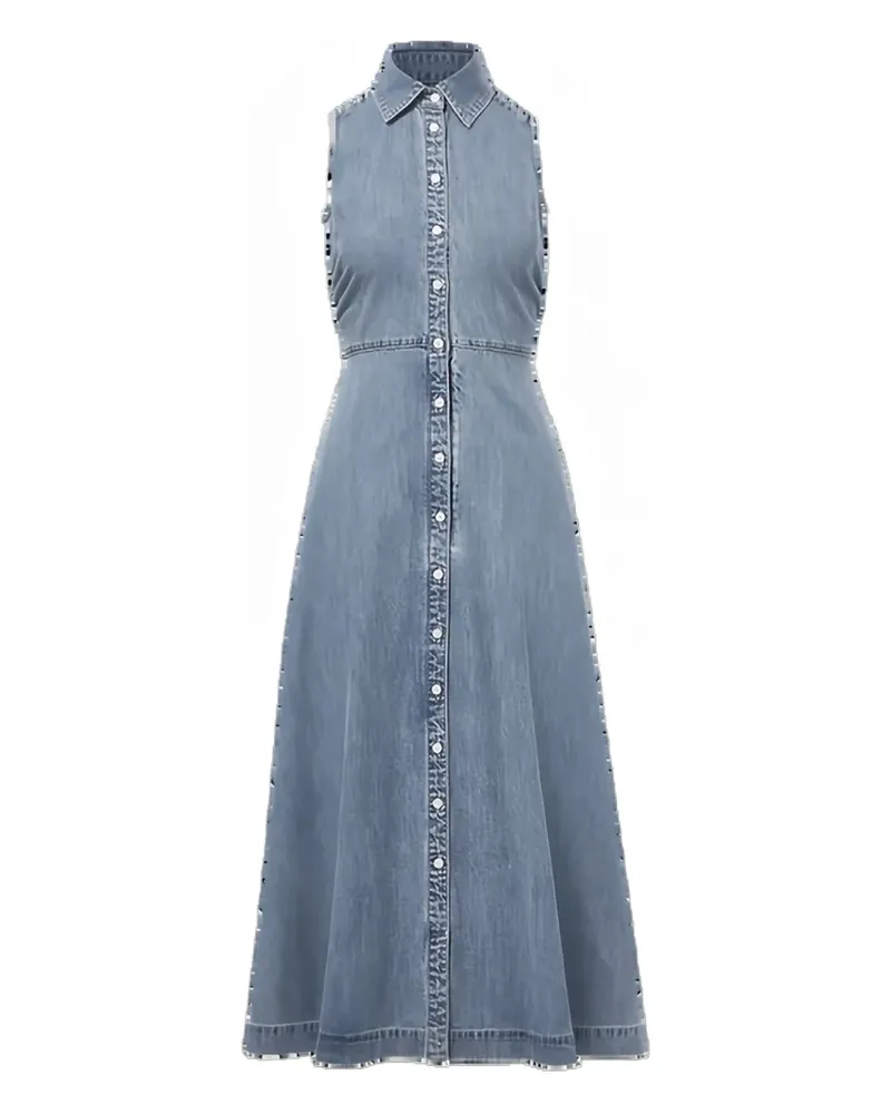 Veronica Beard Ärmelloses Fuller Kleid - Blau Blau