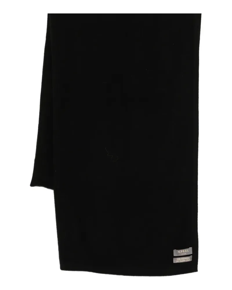 N.Peal Leichter Schal - Schwarz Schwarz