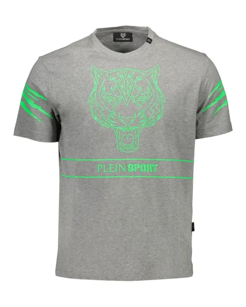 Philipp Plein tiger-print T-shirt - Grau Grau
