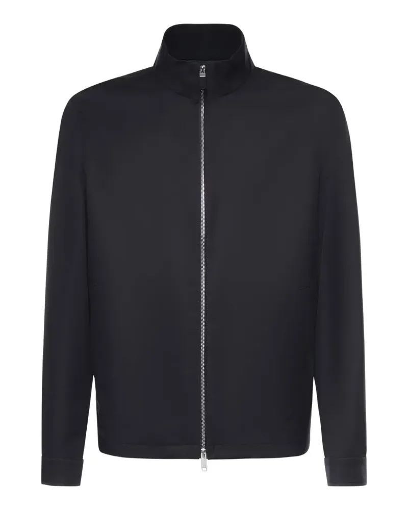 Ermenegildo Zegna zip collar jacket - Blau Blau