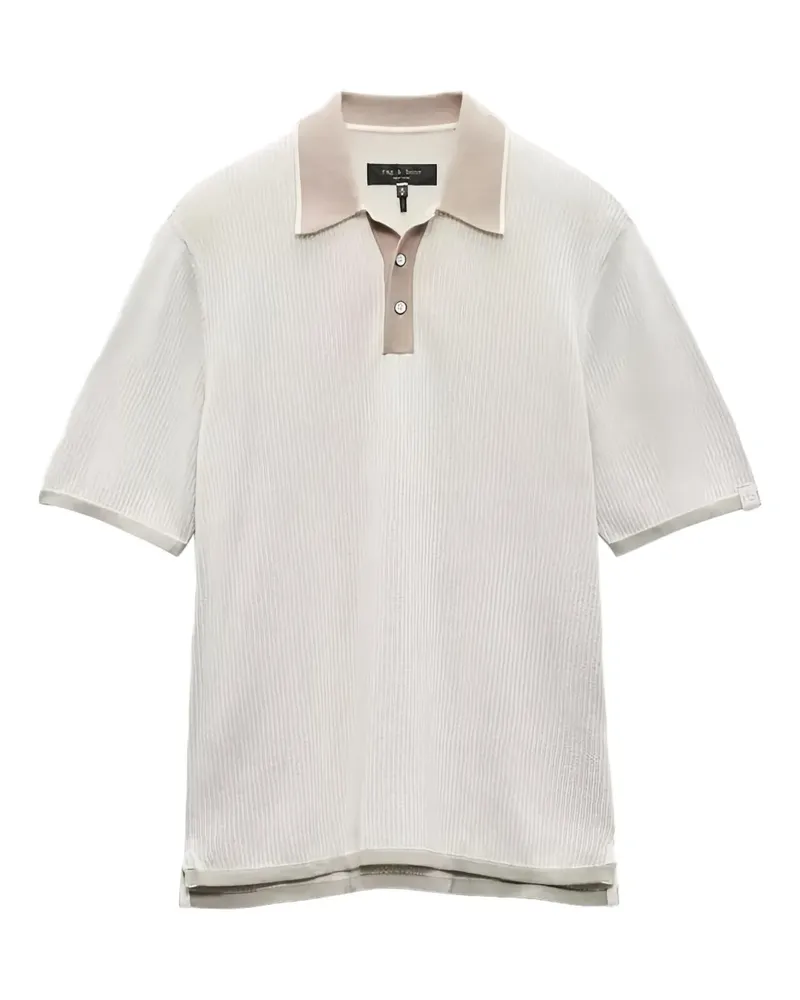 Rag & Bone Harvey polo shirt - Nude Nude
