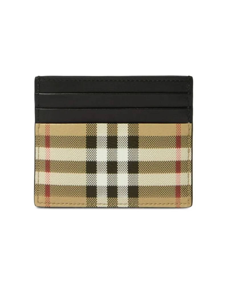 Burberry Kartenetui mit Karomuster - Braun Braun