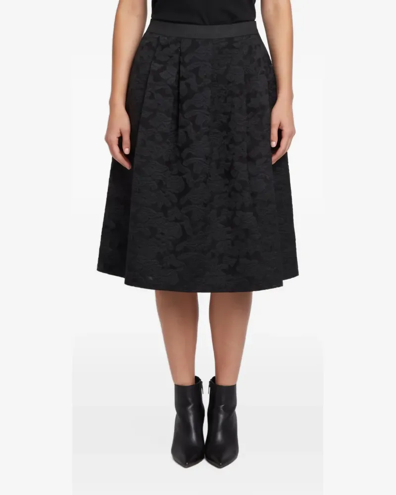 Sandro Janice lace skater midi skirt - Schwarz Schwarz