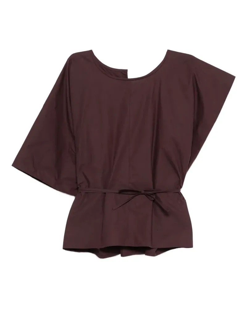 ALYSI Top mit Bindegürtel - Violett Violett