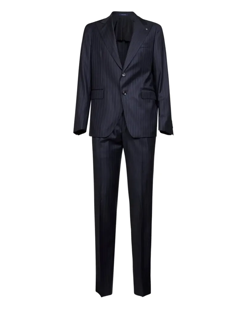 Tagliatore Anzug mit Nadelstreifen - Blau Blau