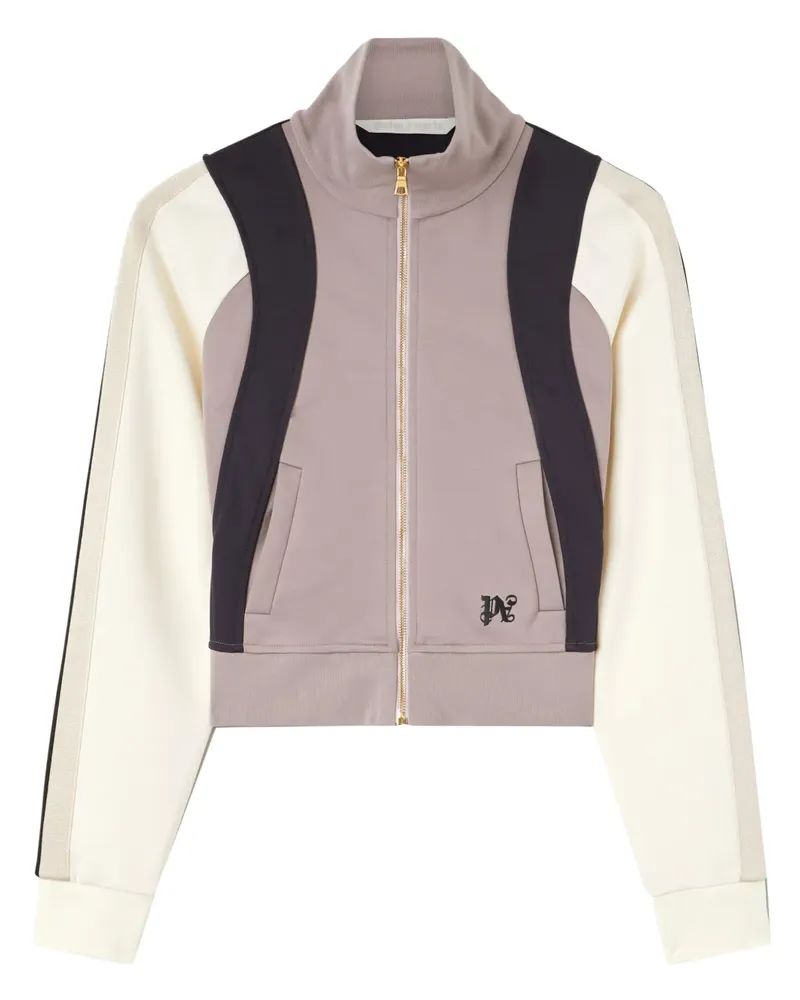Palm Angels Sportjacke mit Monogrammmuster - Violett Violett