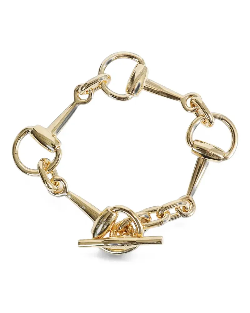 Gucci Kettenarmband mit Horsebit-Detail - Gold Gold