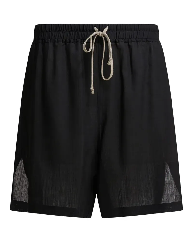 Rick Owens Shorts mit Kordelzug - Schwarz Schwarz