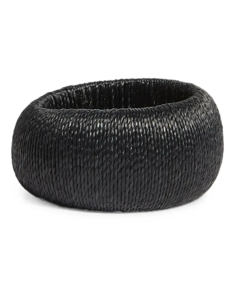 Liviana Conti Annette woven slip-on bangle - Schwarz Schwarz