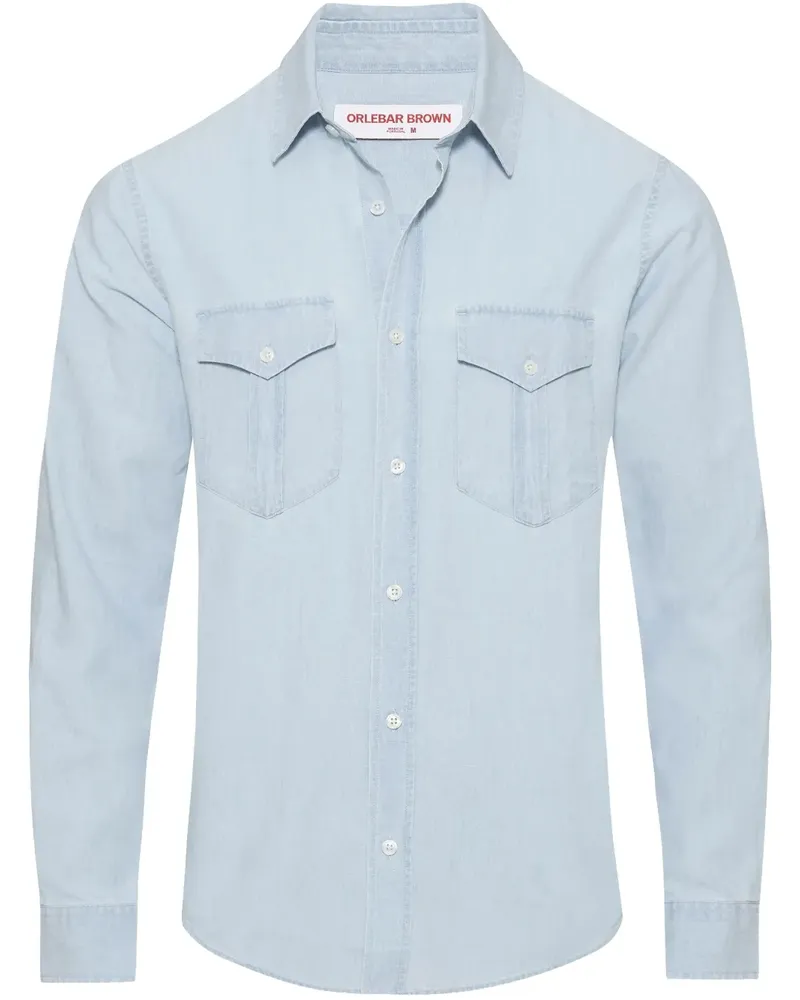 Orlebar Brown Coloburn Hemd - Blau Blau