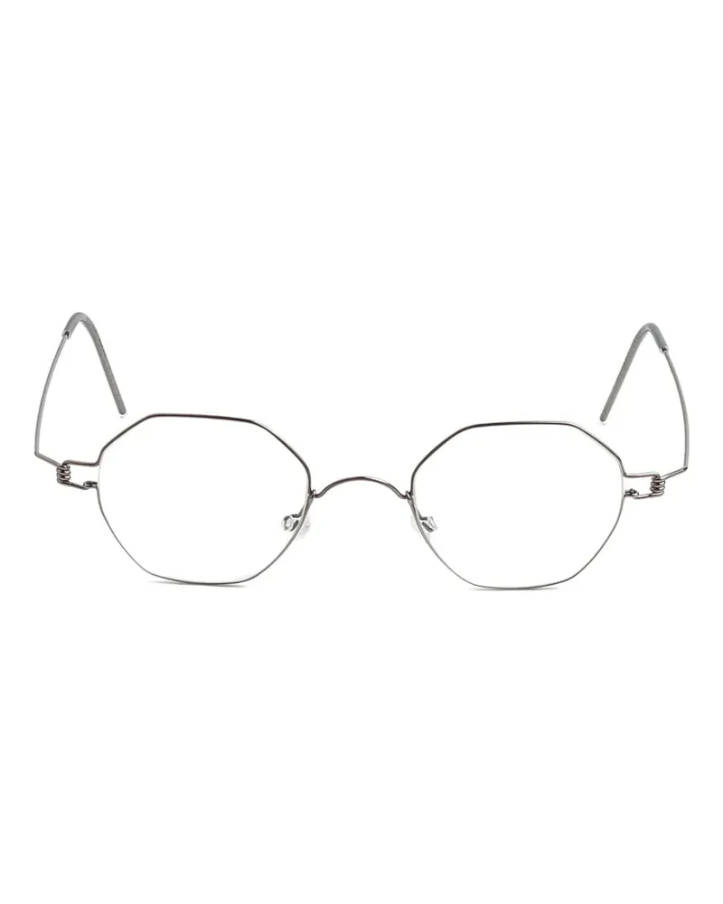 Lindberg geometric titanium glasses - Grau Grau