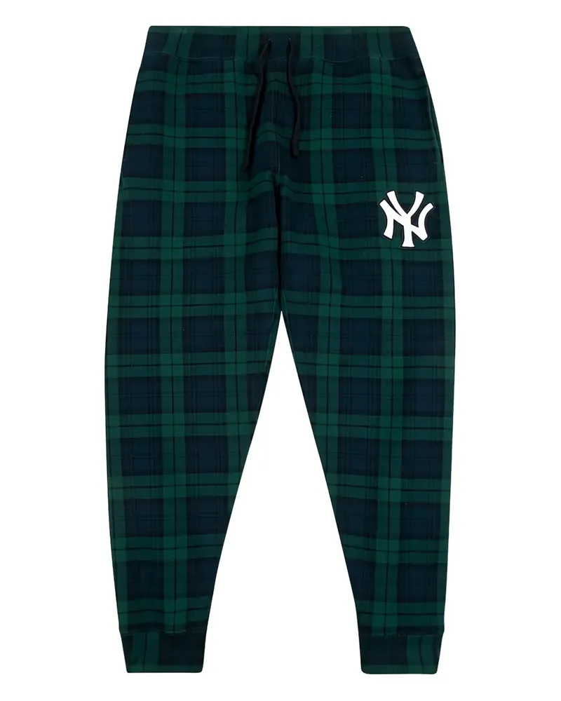Ralph Lauren x New York Yankees karierte Lounge-Hose - Grün Grün