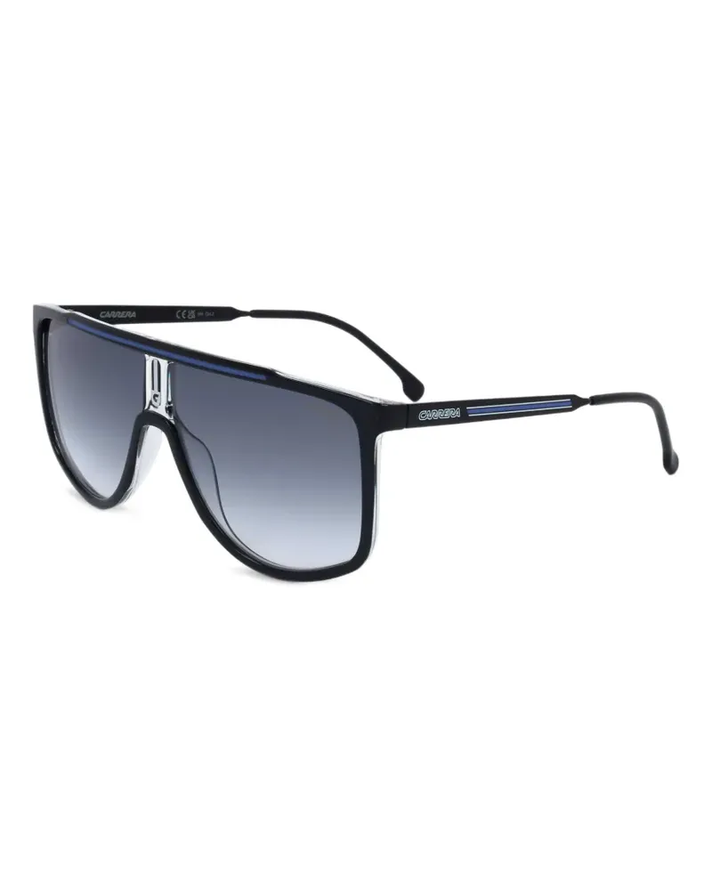 Carrera Eckige Sonnenbrille mit Farbverlauf-Gläsern - Schwarz Schwarz