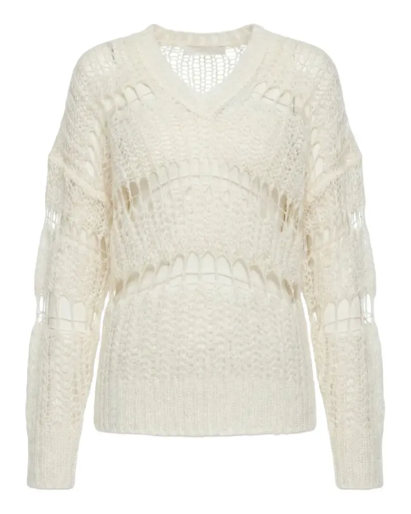 Fabiana Filippi Pullover mit V-Ausschnitt - Nude Nude