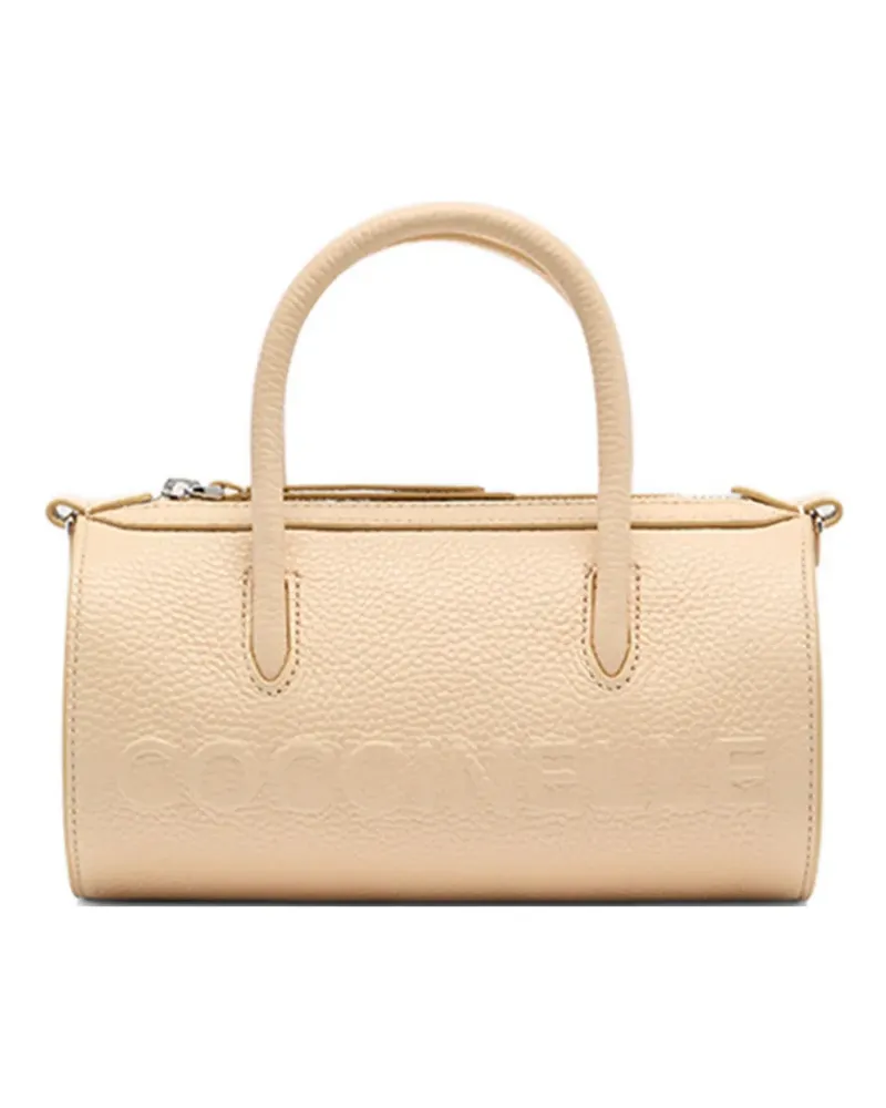 Coccinelle Mittelgroßer Myrtha Tote Bag mit Prägung - Nude Nude