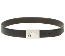 Wendbarer Ledergürtel - Braun