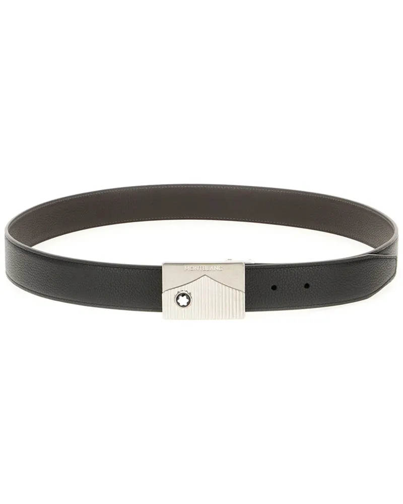 Montblanc Wendbarer Ledergürtel - Braun Braun