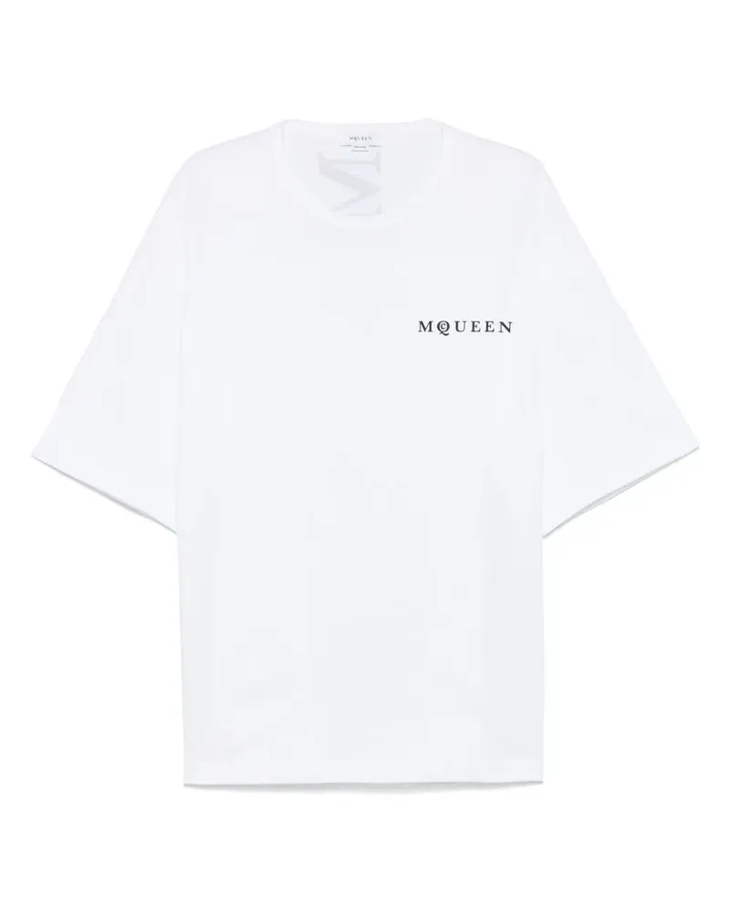 Alexander McQueen Klassisches T-Shirt - Weiß Weiß