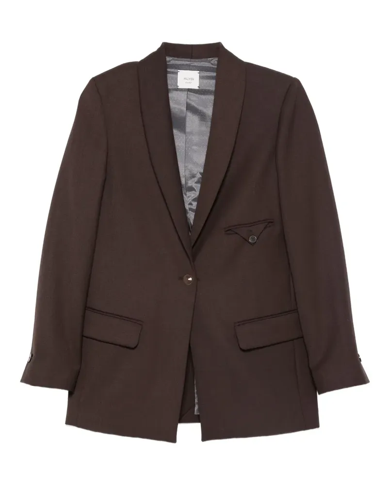 ALYSI Geknöpftes Sakko - Braun Braun