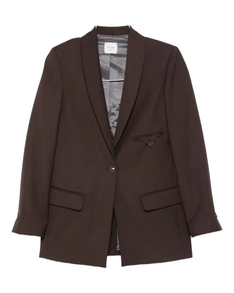 ALYSI button blazer - Braun Braun