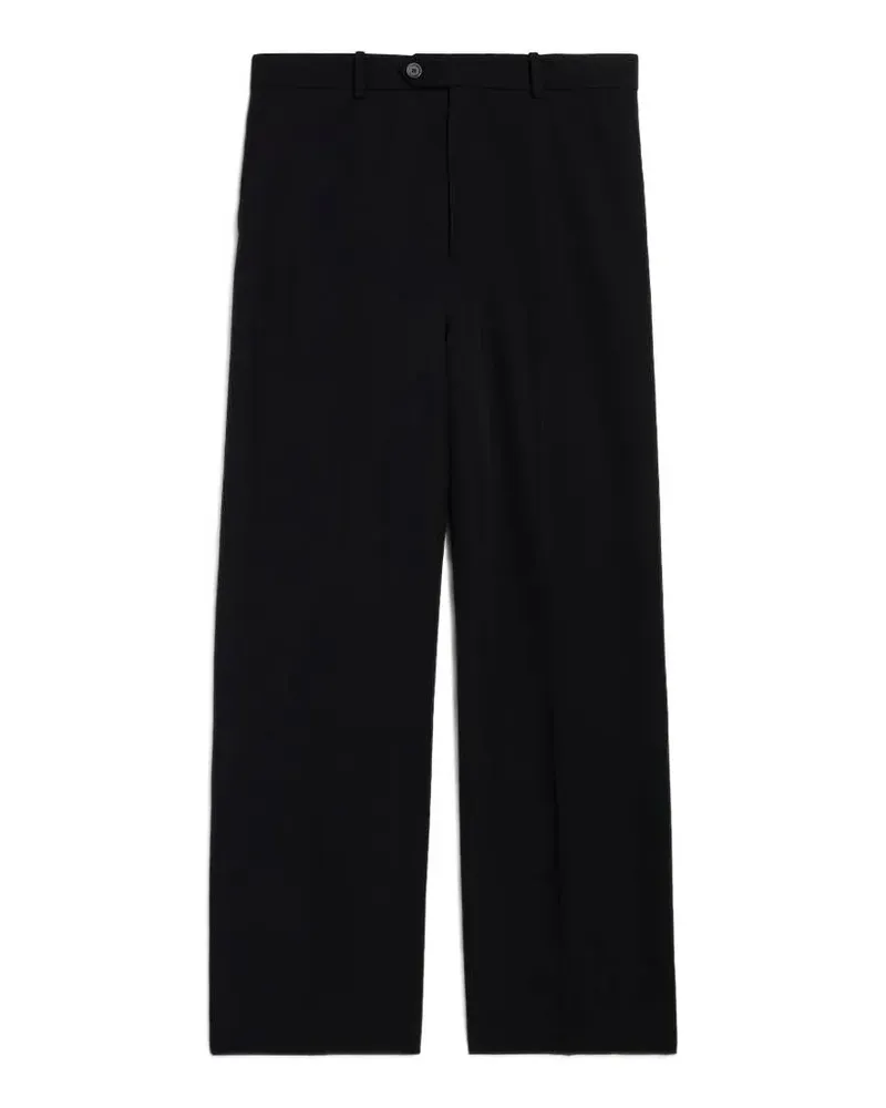 Balenciaga Hose mit Bügelfalten - Schwarz Schwarz