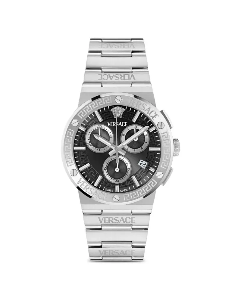 Versace Greca 40mm - Schwarz Schwarz