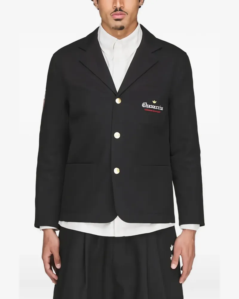 adidas x  Players einreihiger Blazer - Schwarz Schwarz