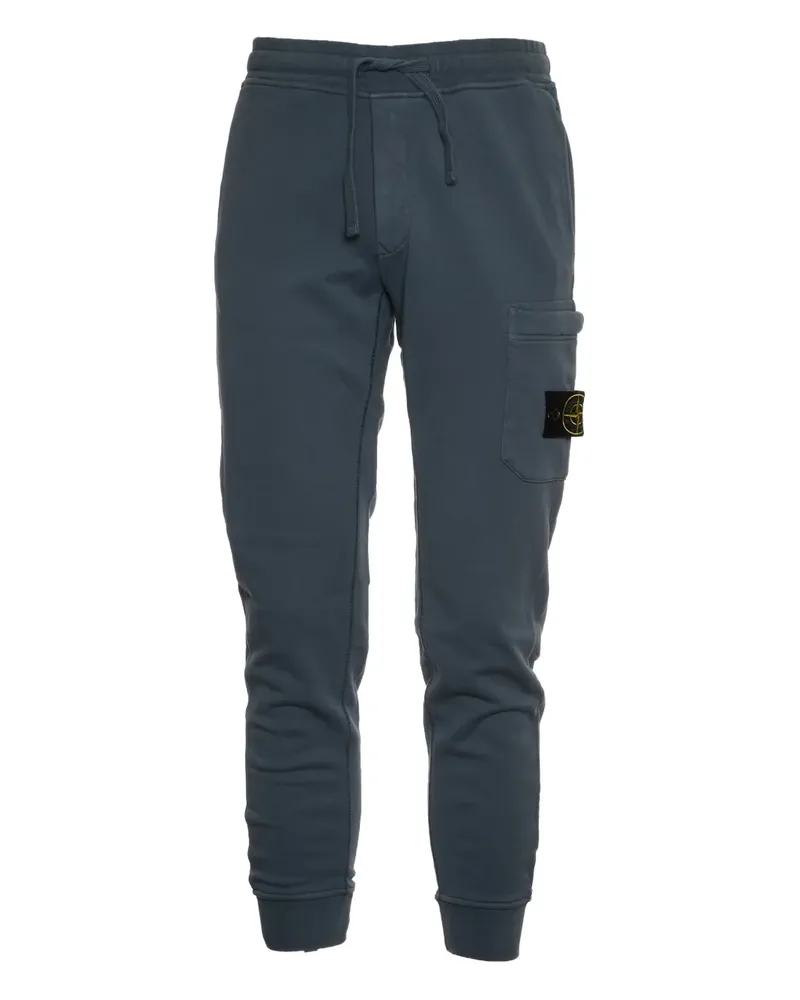 Stone Island Jogginghose mit Reißverschlusstasche - Blau Blau