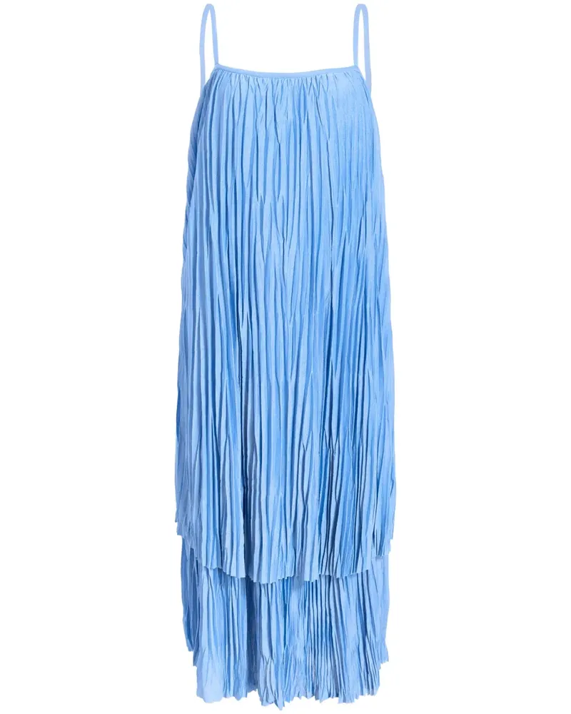 Proenza Schouler Clyne Midikleid - Blau Blau