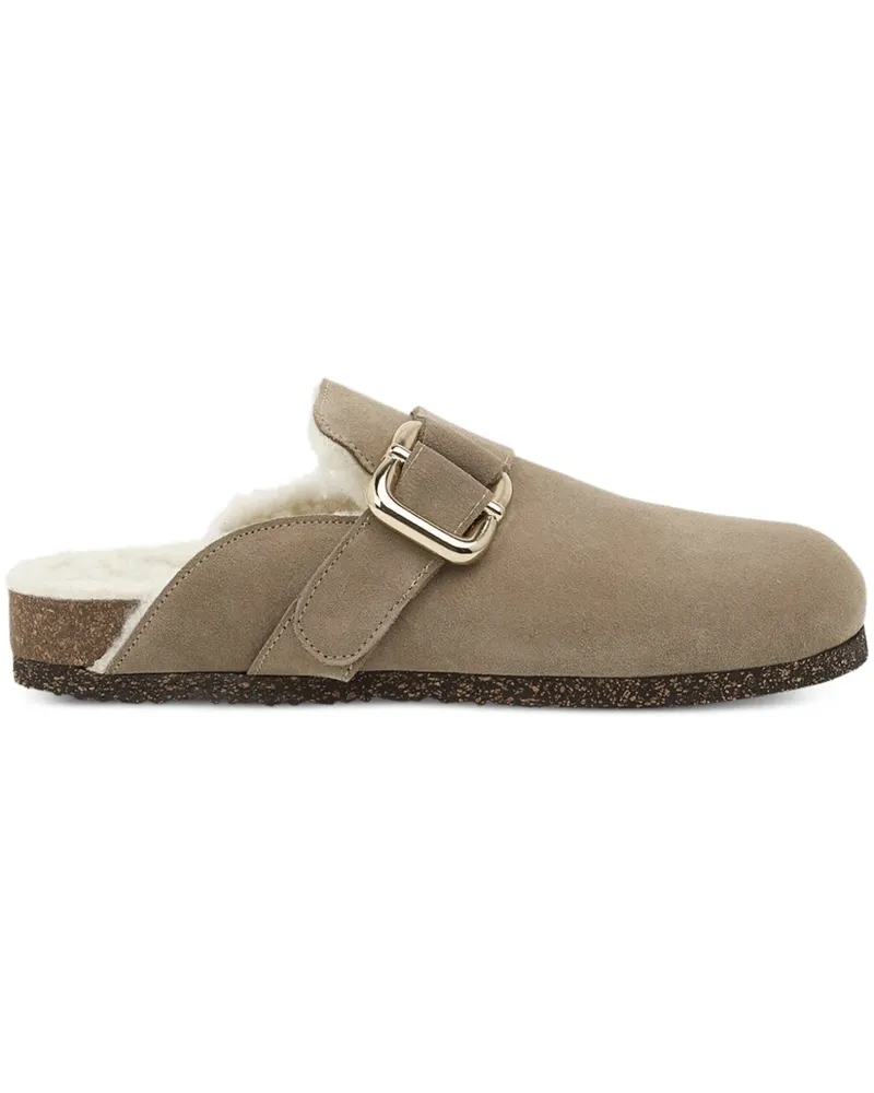 Flattered Mules aus Wildleder - Nude Nude