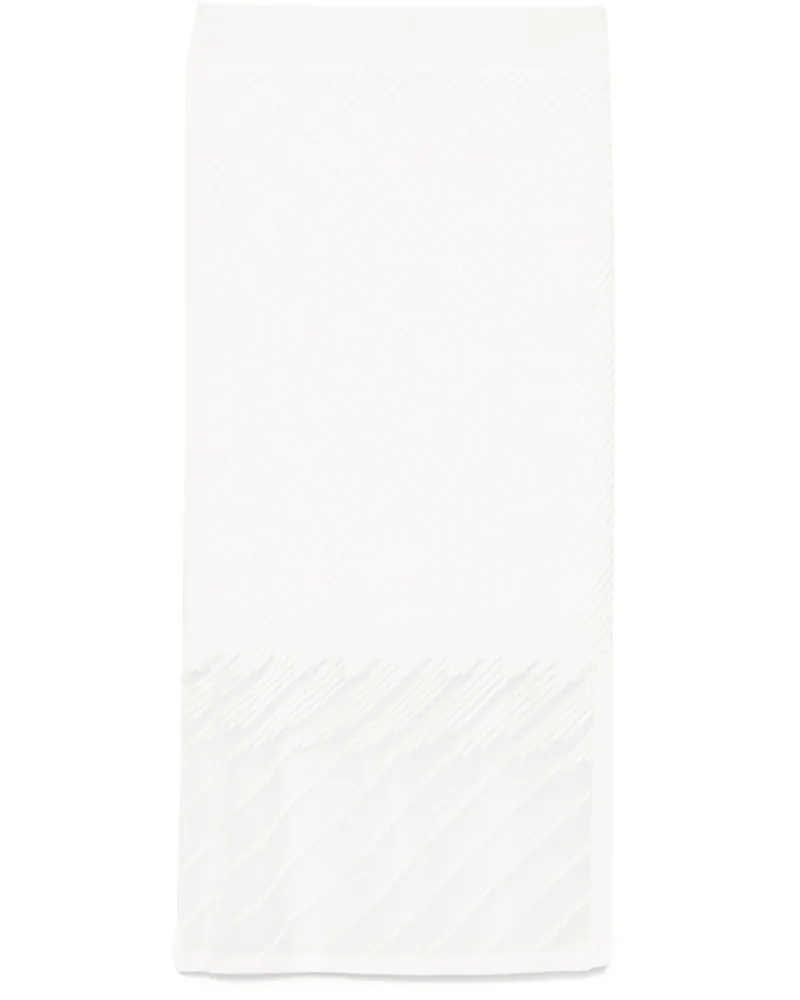 DKNY Midirock mit semi-transparenten Einsätzen - Weiß Weiß