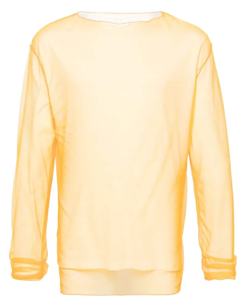 Jil Sander T-Shirt im Layering-Look - Orange Orange