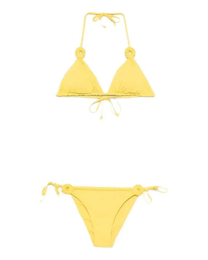 FISICO-Cristina Ferrari ring-detail bikini - Gelb Gelb