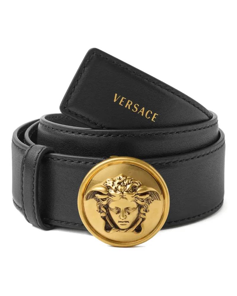 Versace leather belt 3.5 cm - Schwarz Schwarz