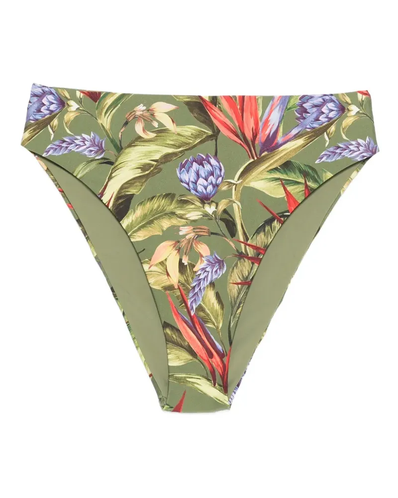 FARM Rio Strilitzia floral-print bikini bottoms - Grün Grün