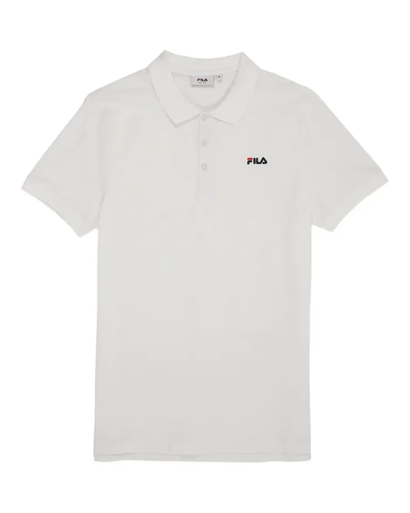Fila Poloshirt mit Logo-Stickerei - Weiß Weiß