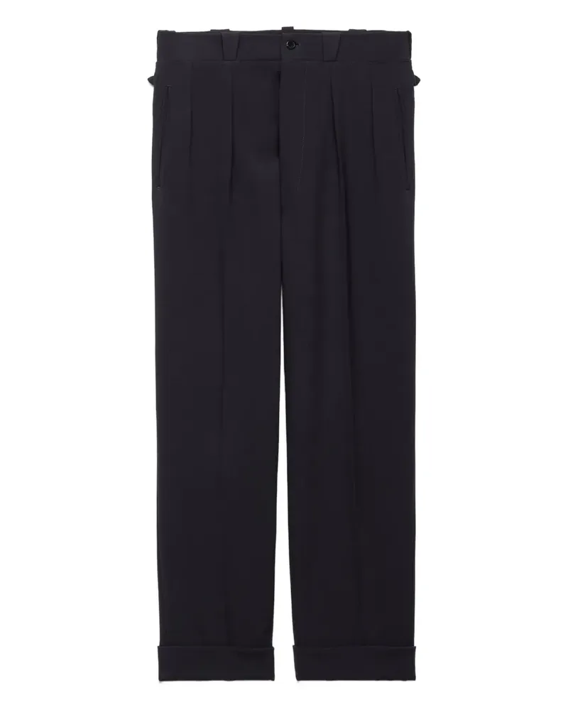 Prada Hose mit seitlicher Schnalle - Blau Blau