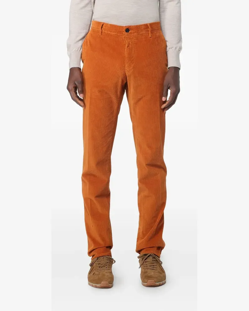 Incotex corduroy trousers - Orange Orange