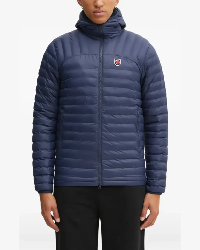 Fjäll Räven Expedition Lätt hooded-padded jacket - Blau Blau