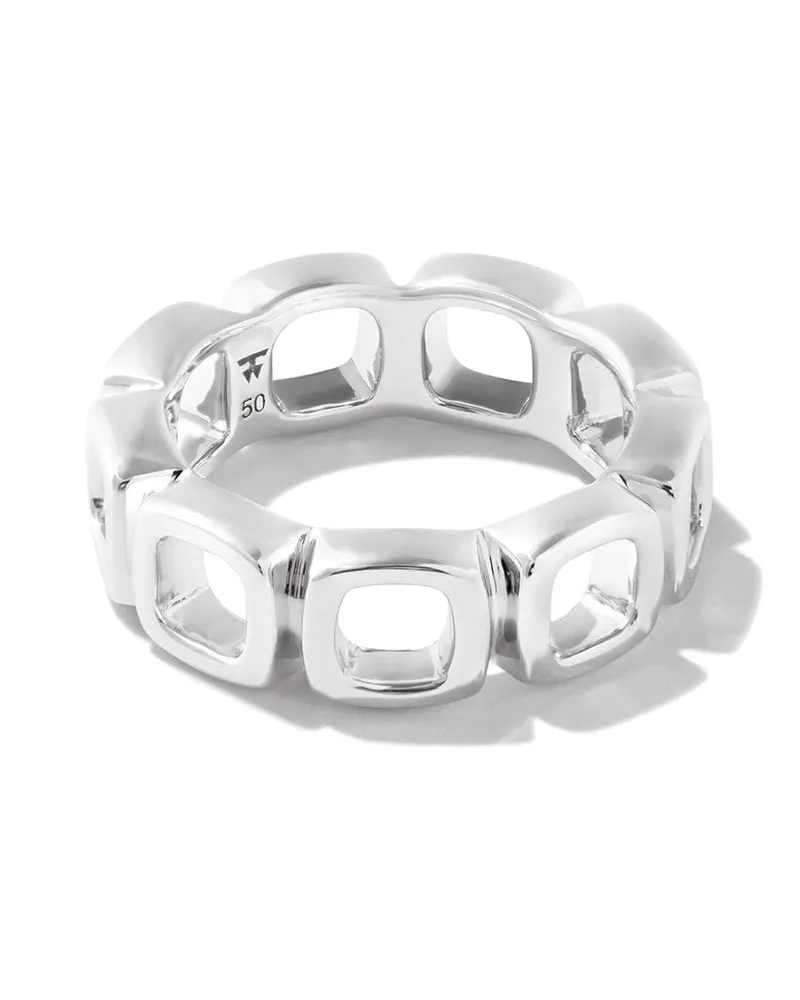Tom Wood Ring mit Cut-Outs - Silber Silber